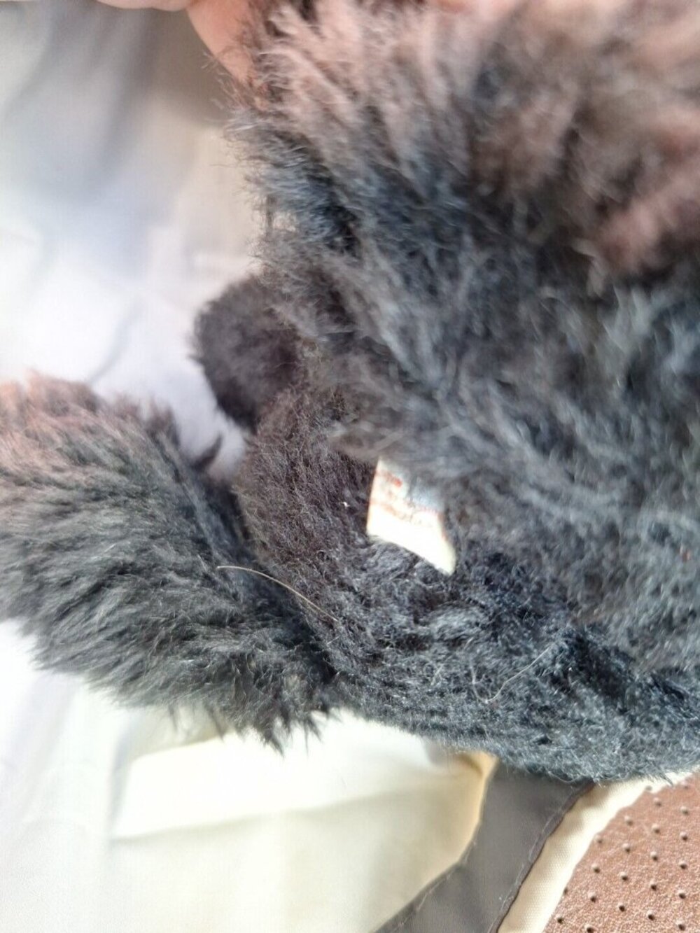 Nyamy Washino Kitten Felina Sucking Thumb Plush Black 7" Vintage 1979 READ - Picture 14 of 15